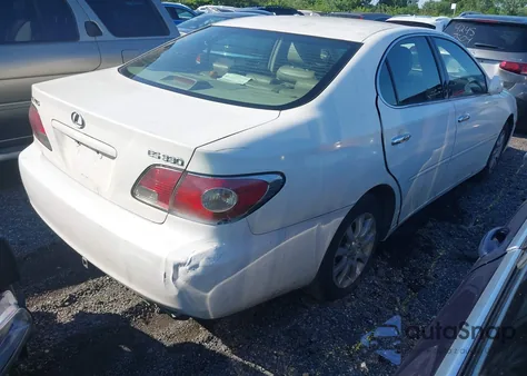 2004 Lexus Es 330 from USA, damaged, VIN JTHBA30G945034272